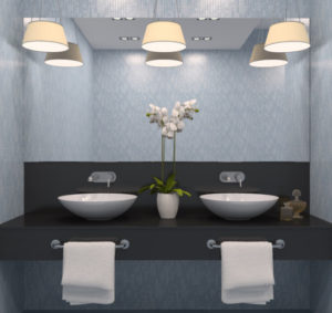 bathroom mirror